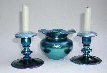 Blue Aurene console set